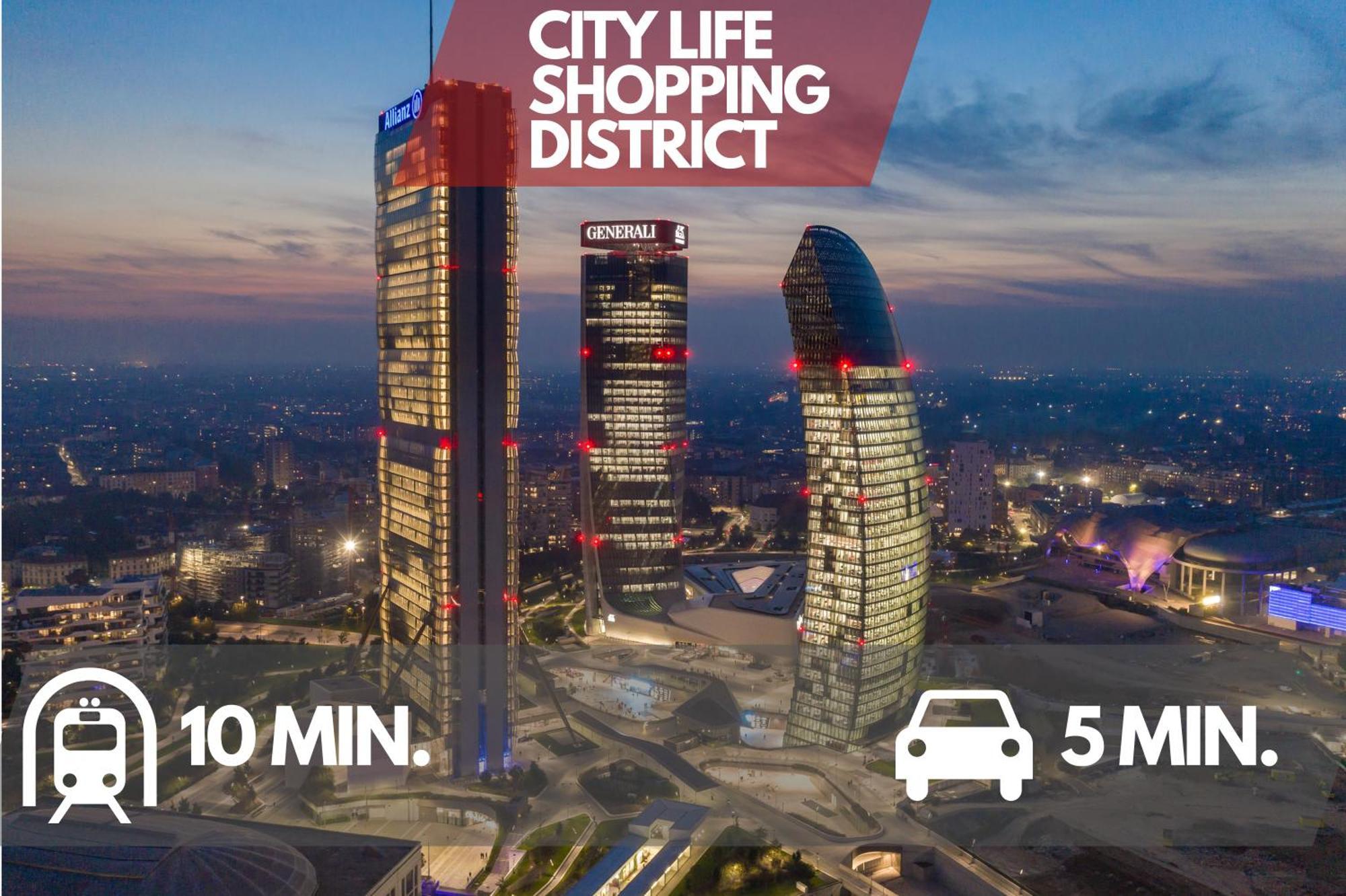 Citylife, Sempione, Close To Metro M5 Mailand Exterior foto